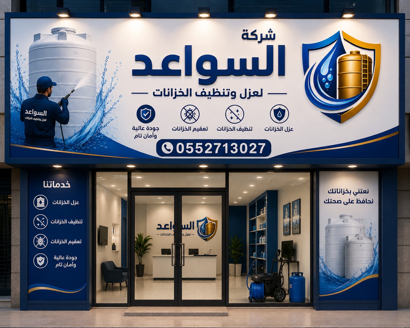 خدمات عزل وتنظيف الخزانات